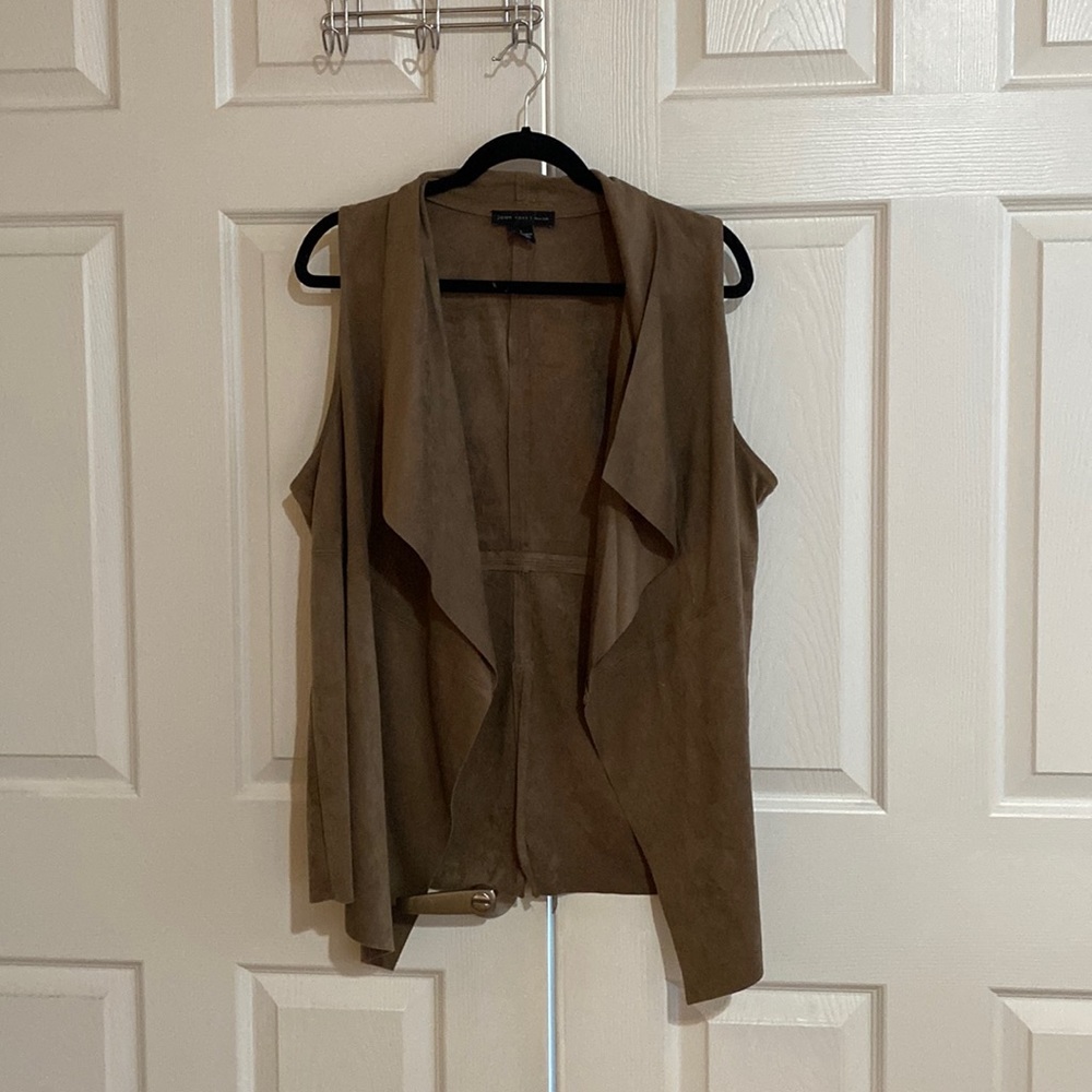 Faux Suede Vest
